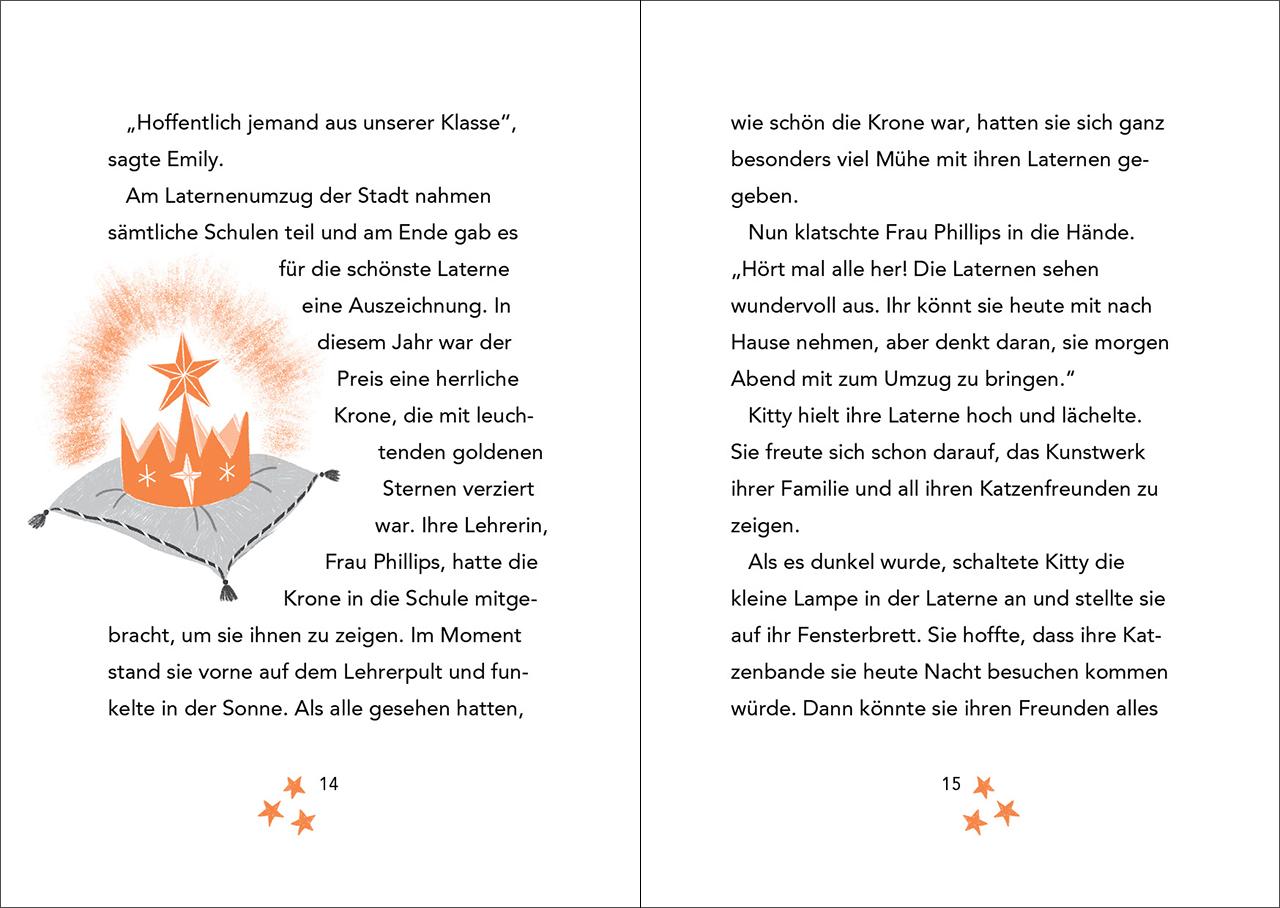 Beispielinhalt (Bild) Kitty (Band 5) - Verbrecherjagd bei Vollmond