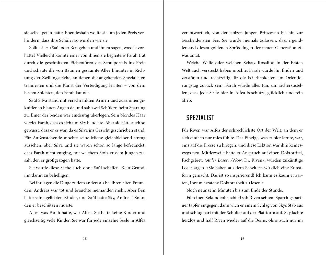 Beispielinhalt (Bild) Fate - The Winx Saga (Band 2) - Ein Feuer wird entfacht