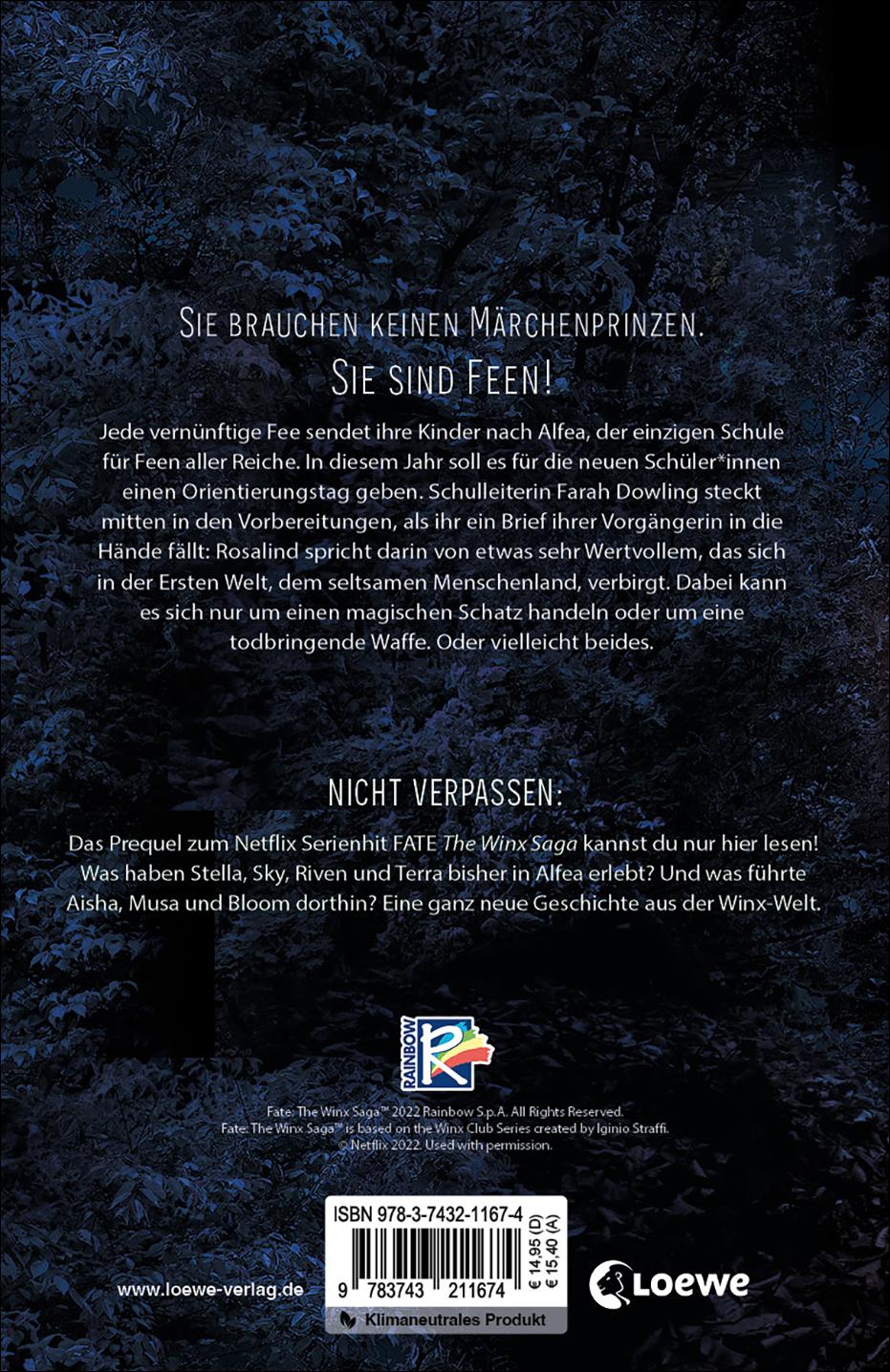 Rückseitencover Fate - The Winx Saga (Band 2) - Ein Feuer wird entfacht