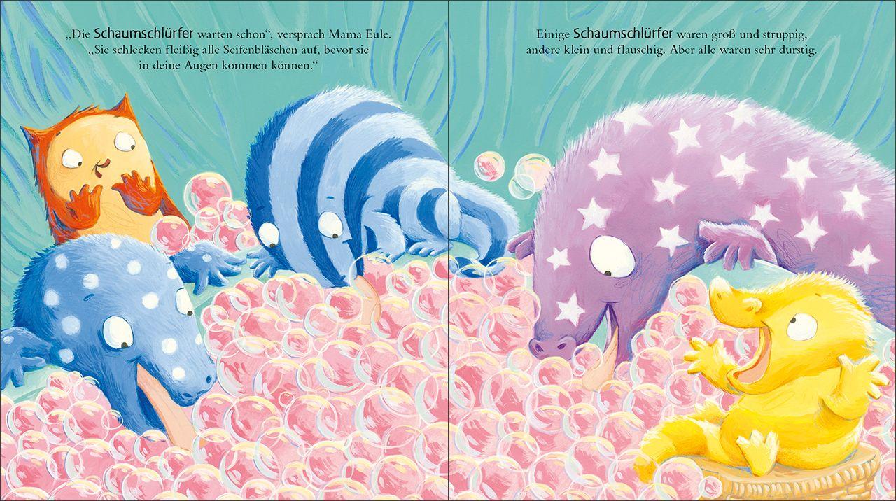 Beispielinhalt (Bild) Badezeit für die kleine Eule