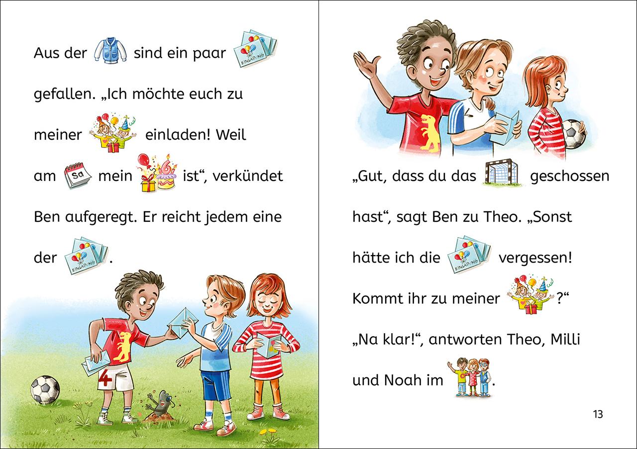 Beispielinhalt (Bild) Bildermaus - Die große Fußball-Überraschung