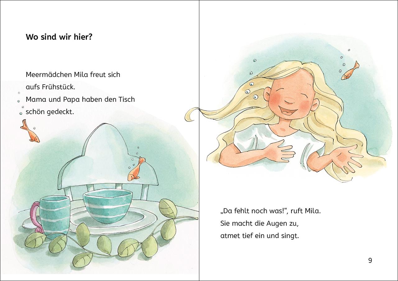 Beispielinhalt (Bild) Leselöwen 1. Klasse - Das Meermädchen und der versunkene Schatz