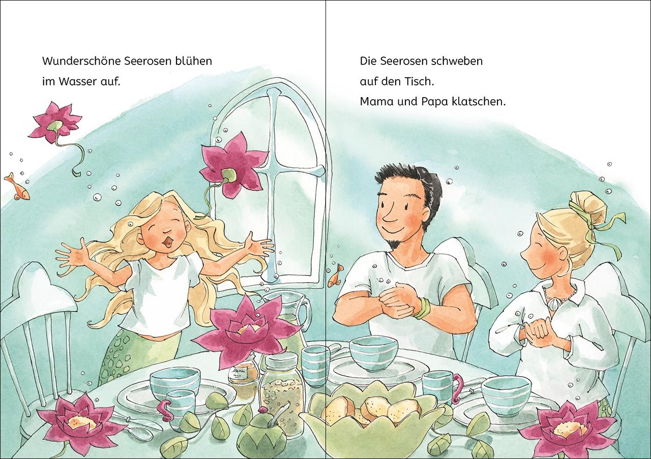 Beispielinhalt (Bild) Leselöwen 1. Klasse - Das Meermädchen und der versunkene Schatz