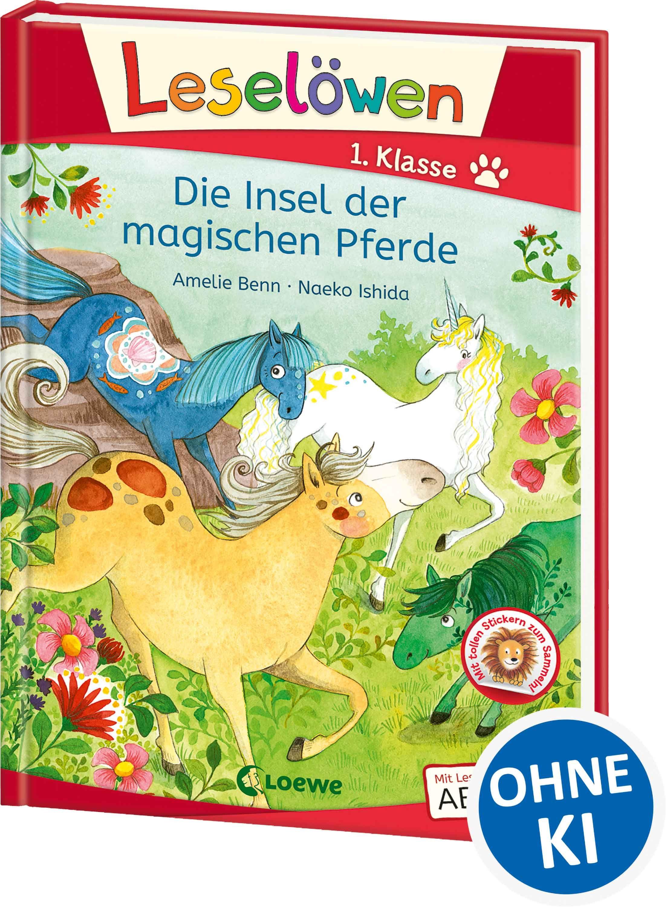 Vorderes Coverbild Leselöwen 1. Klasse - Die Insel der magischen Pferde