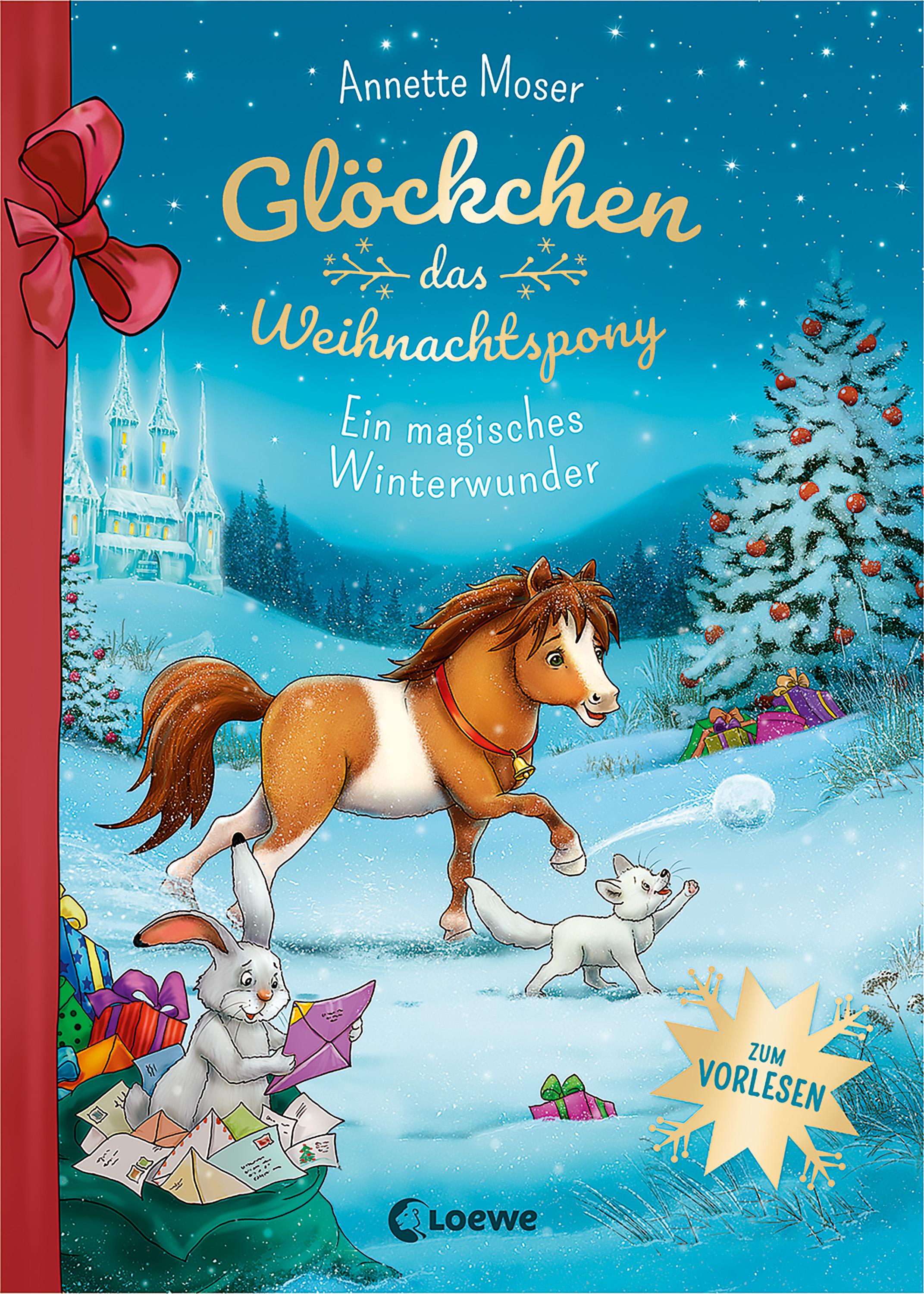 Vorderes Coverbild Glöckchen, das Weihnachtspony - Ein magisches Winterwunder