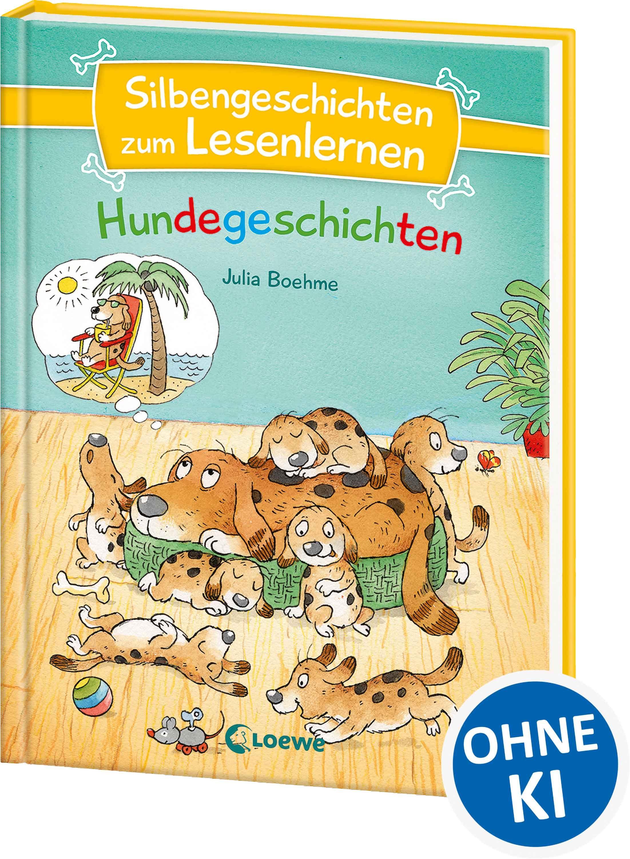 Vorderes Coverbild Silbengeschichten zum Lesenlernen - Hundegeschichten