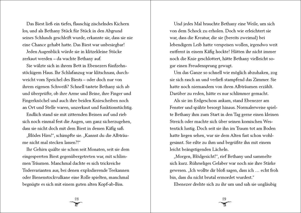 Beispielinhalt (Bild) Biest & Bethany (Band 3) - Eine schleimige Überraschung