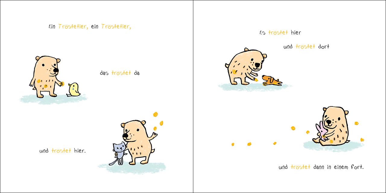 Beispielinhalt (Bild) Das Tröstetier