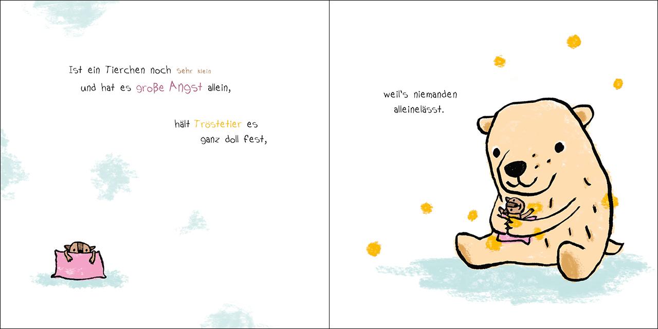Beispielinhalt (Bild) Das Tröstetier