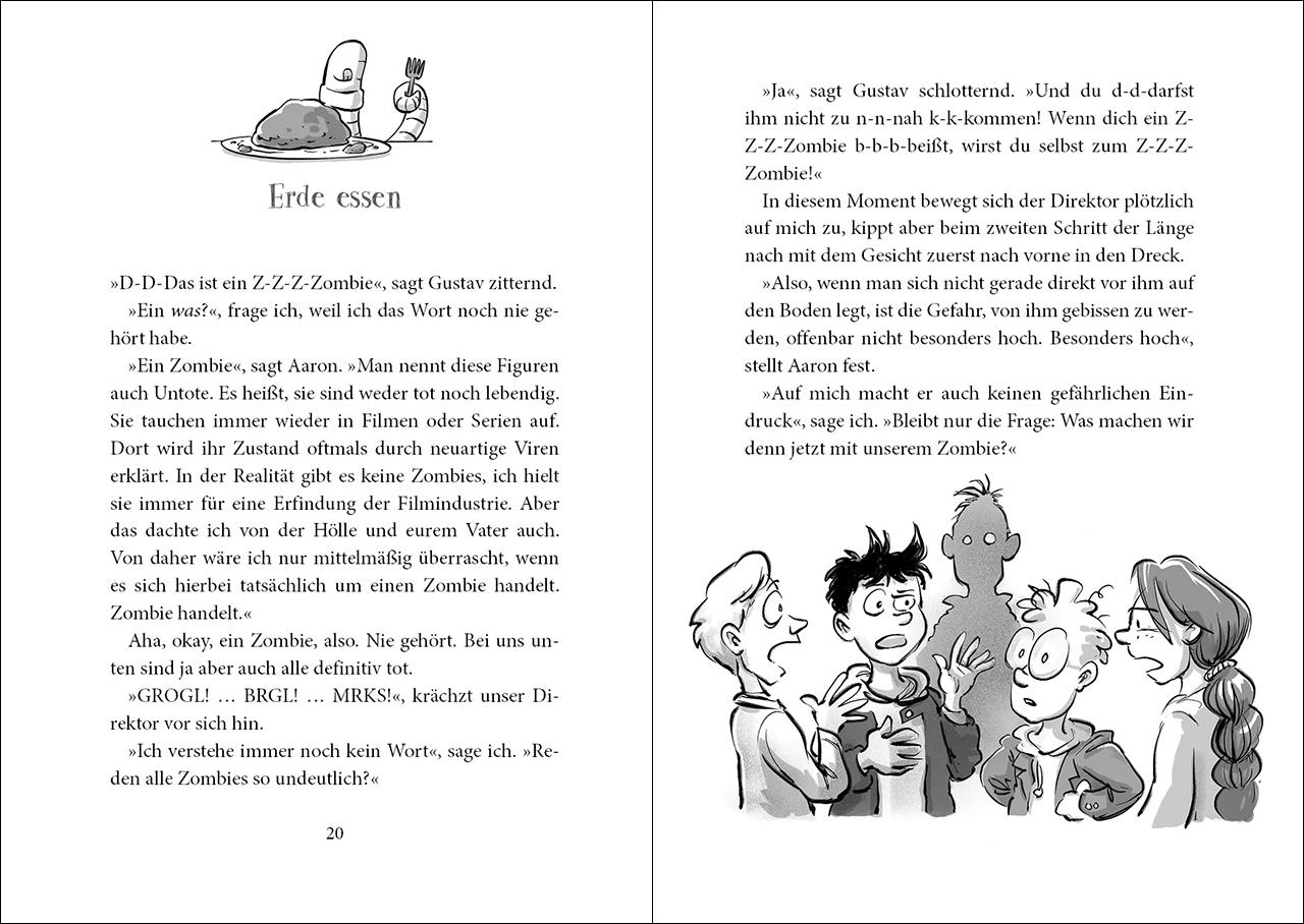 Beispielinhalt (Bild) Luzifer junior (Band 12) - Zombie-Alarm