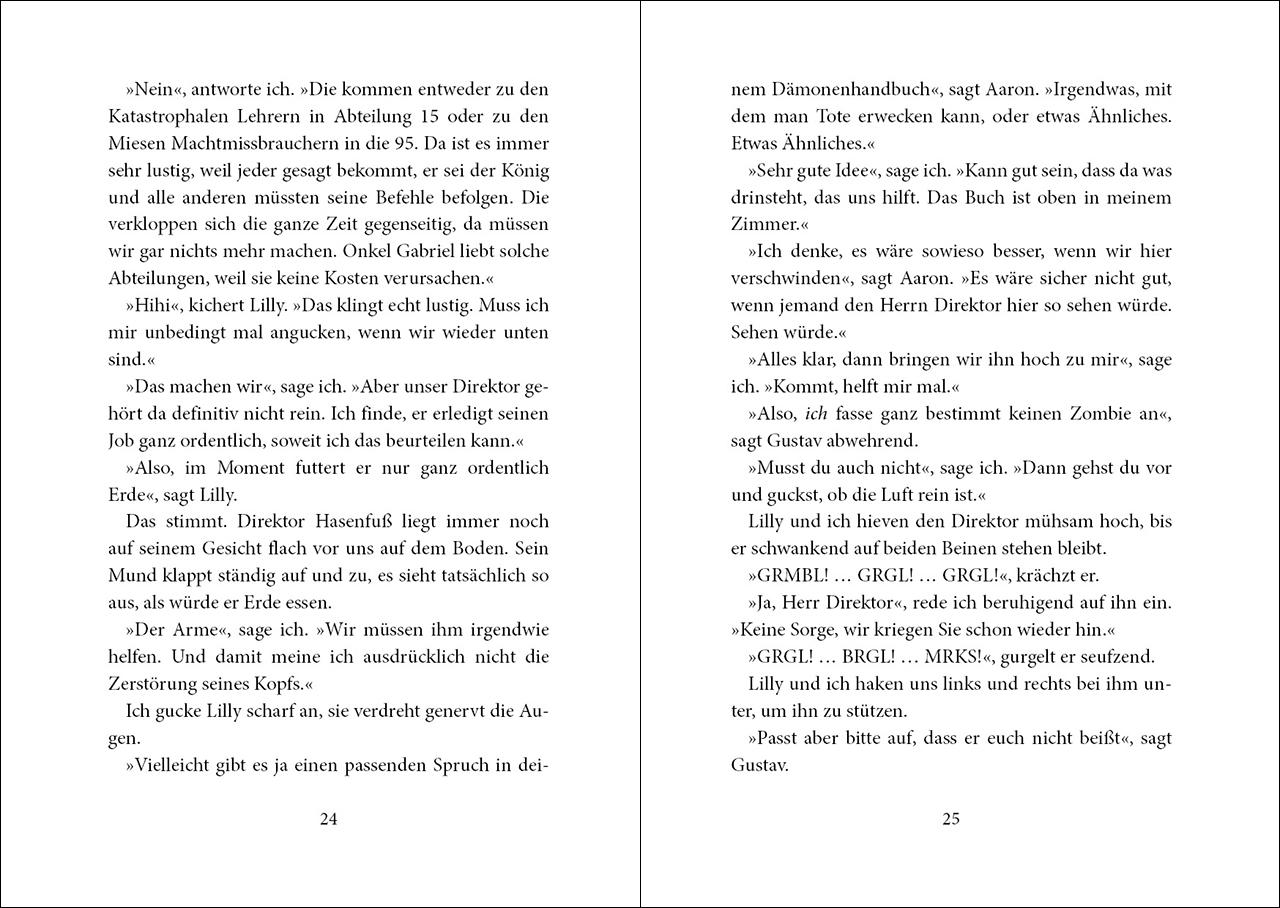 Beispielinhalt (Bild) Luzifer junior (Band 12) - Zombie-Alarm