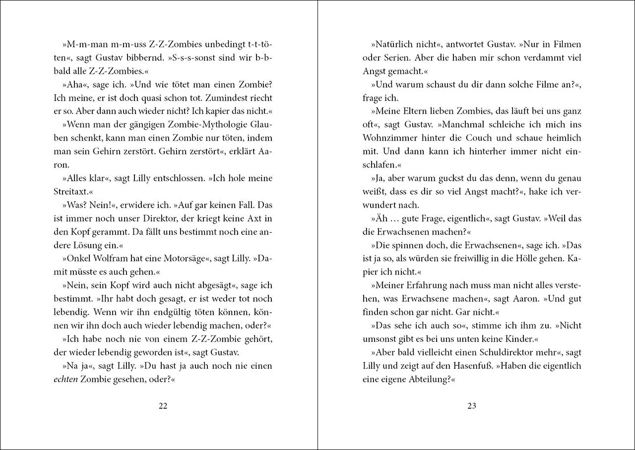 Beispielinhalt (Bild) Luzifer junior (Band 12) - Zombie-Alarm