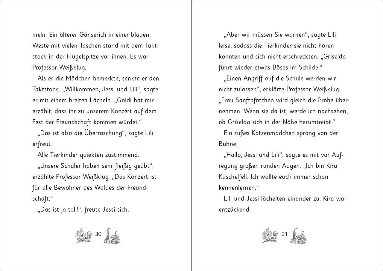 Beispielinhalt (Bild) Die magischen Tierfreunde (Band 19) - Kira Kuschelfell und das Fest der Freundschaft