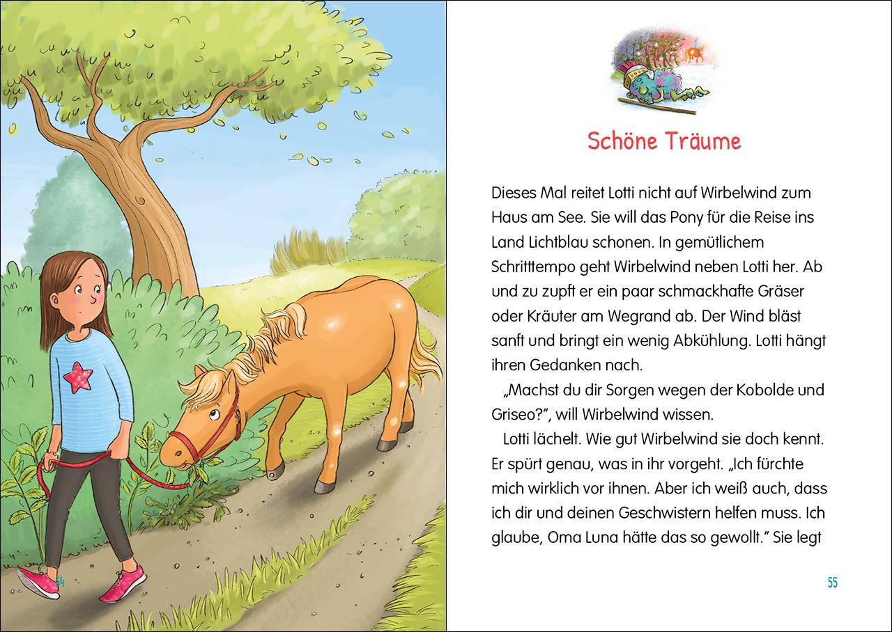 Beispielinhalt (Bild) Die Wolkenponys (Band 3) - Das verzauberte Schloss