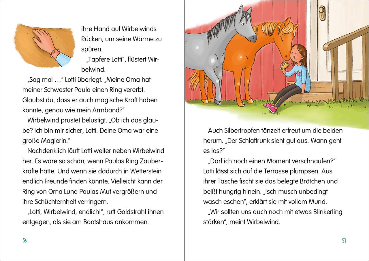 Beispielinhalt (Bild) Die Wolkenponys (Band 3) - Das verzauberte Schloss