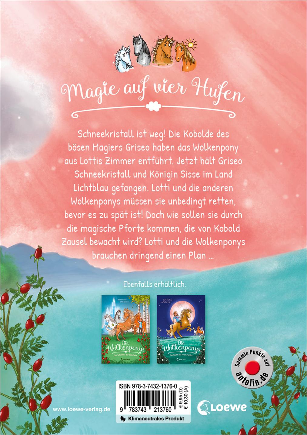 Rückseitencover Die Wolkenponys (Band 3) - Das verzauberte Schloss