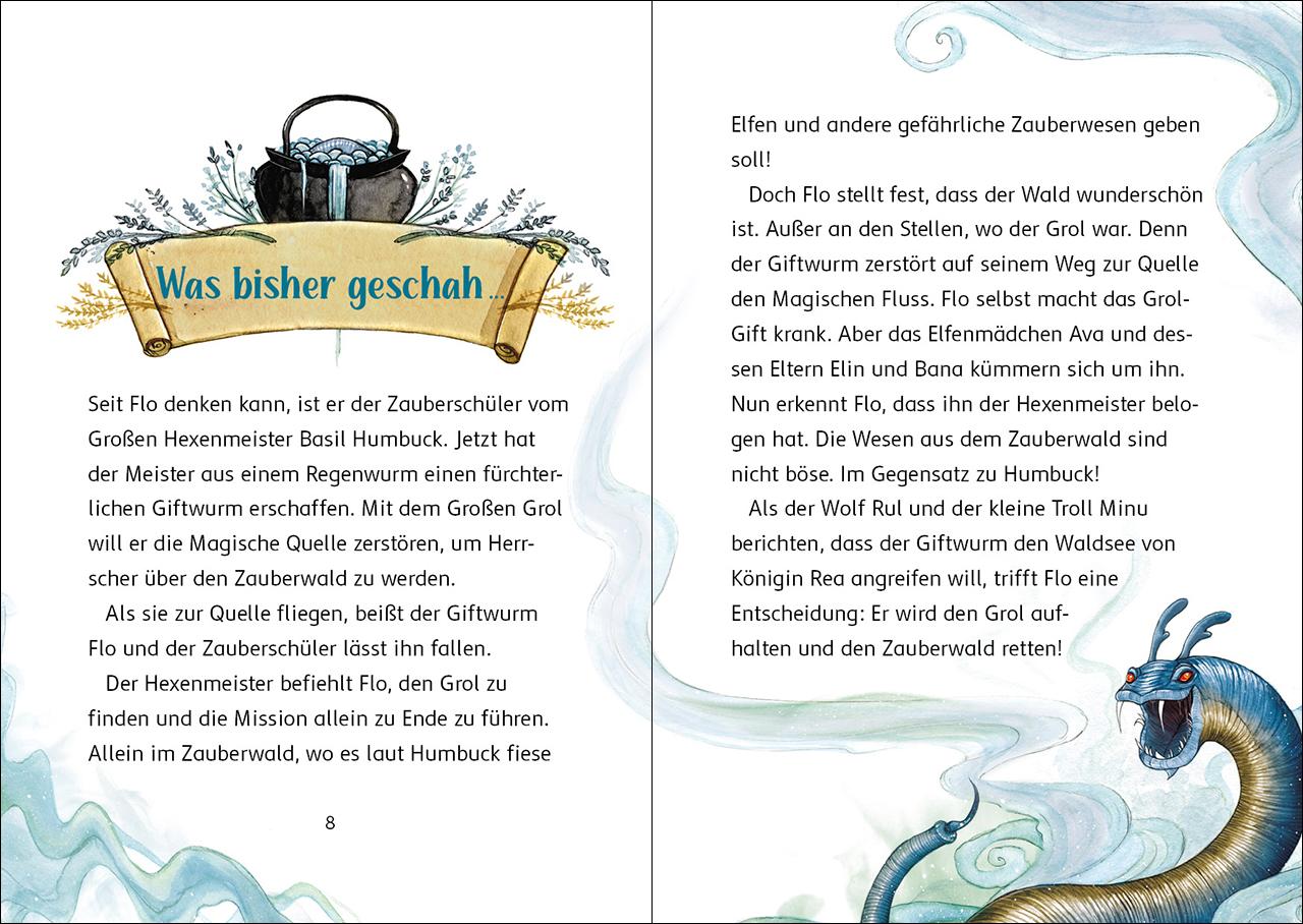 Beispielinhalt (Bild) Der Zauberschüler (Band 2) - Im Bann des Seeungeheuers