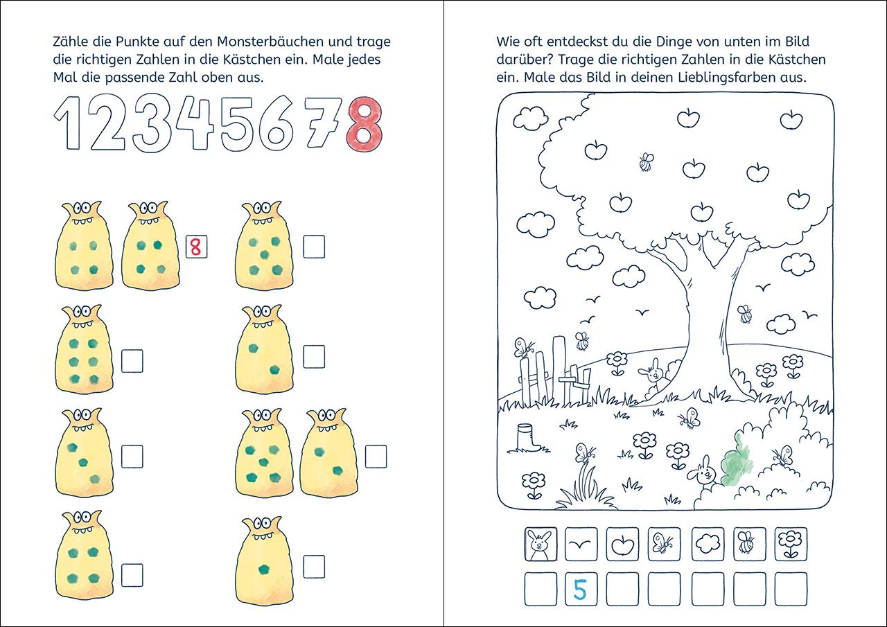 Beispielinhalt (Bild) Ich entdecke die Zahlen