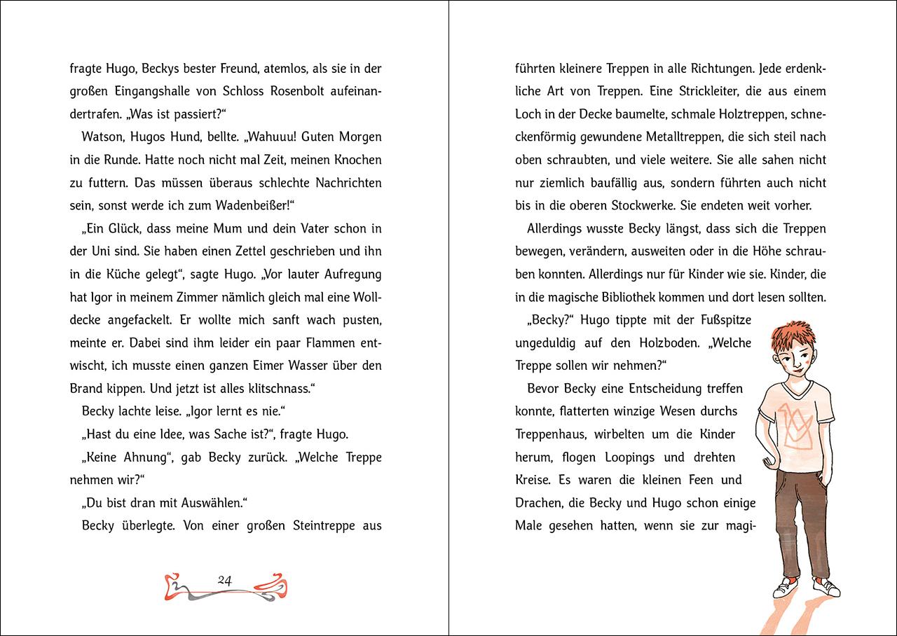 Beispielinhalt (Bild) Das Bücherschloss (Band 4) - Ein verhängnisvoller Pakt