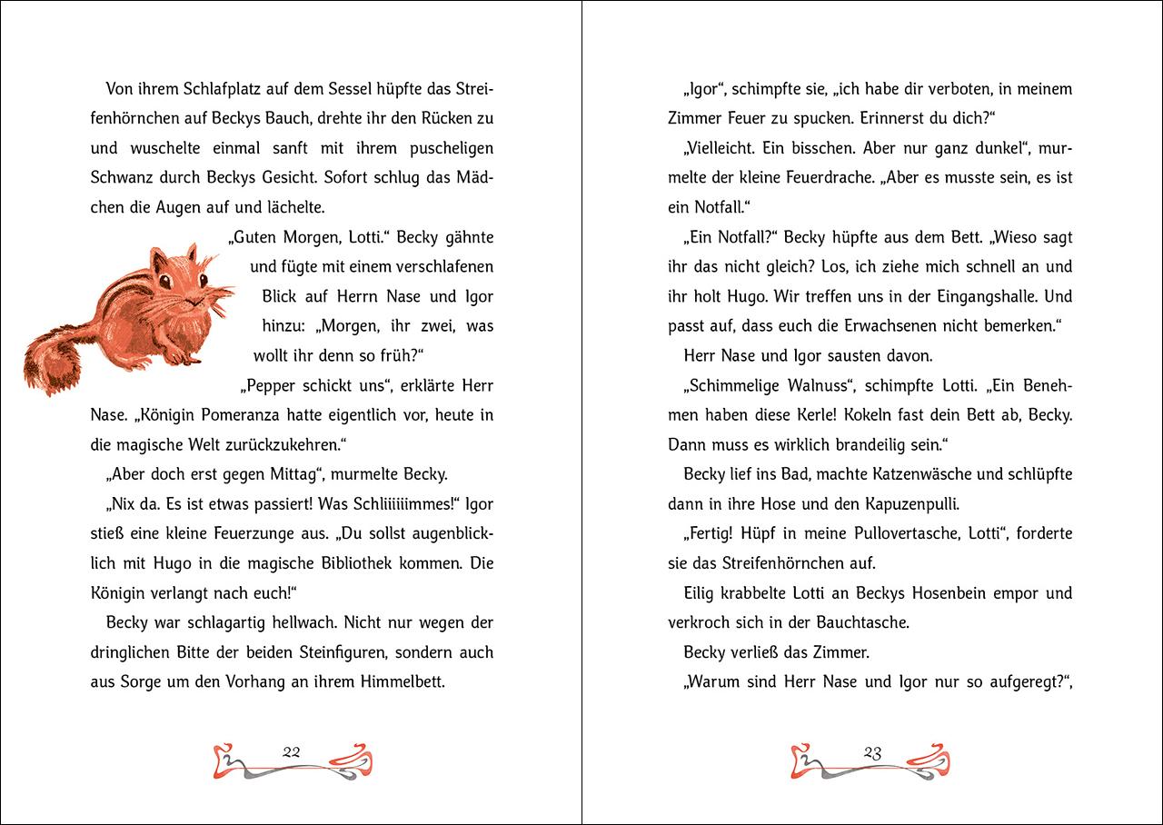 Beispielinhalt (Bild) Das Bücherschloss (Band 4) - Ein verhängnisvoller Pakt