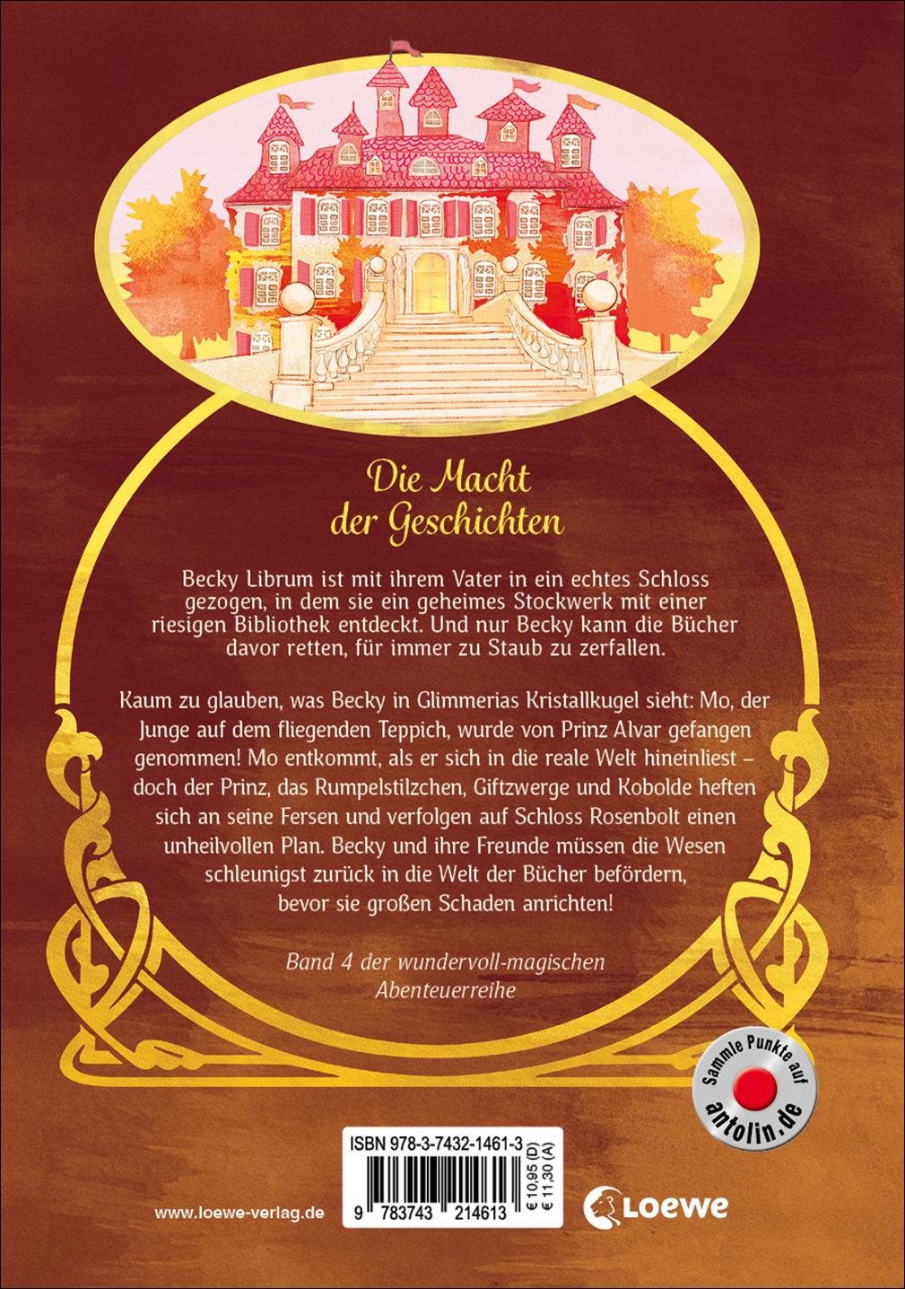 Rückseitencover Das Bücherschloss (Band 4) - Ein verhängnisvoller Pakt