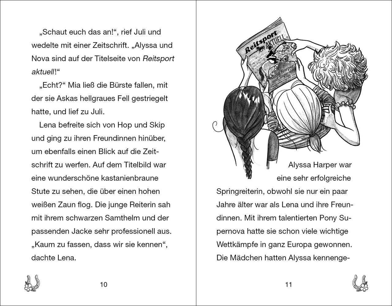 Beispielinhalt (Bild) Ponyhof Apfelblüte (Band 20) - Paulinas geheimer Wunsch