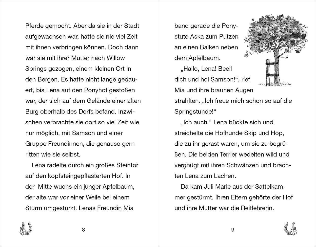 Beispielinhalt (Bild) Ponyhof Apfelblüte (Band 20) - Paulinas geheimer Wunsch