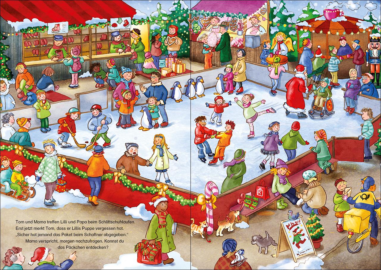 Beispielinhalt (Bild) Mein liebstes Weihnachts-Wimmelbuch