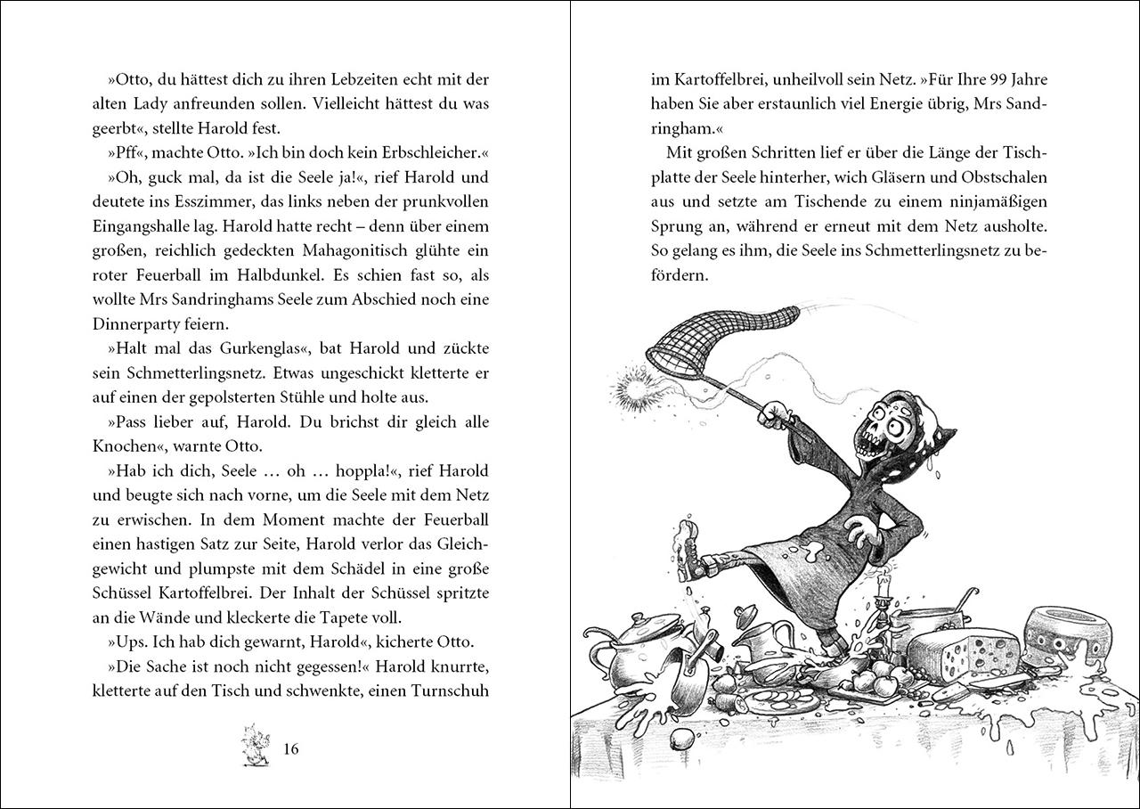 Beispielinhalt (Bild) Scary Harry (Band 6) - Hals- und Knochenbruch