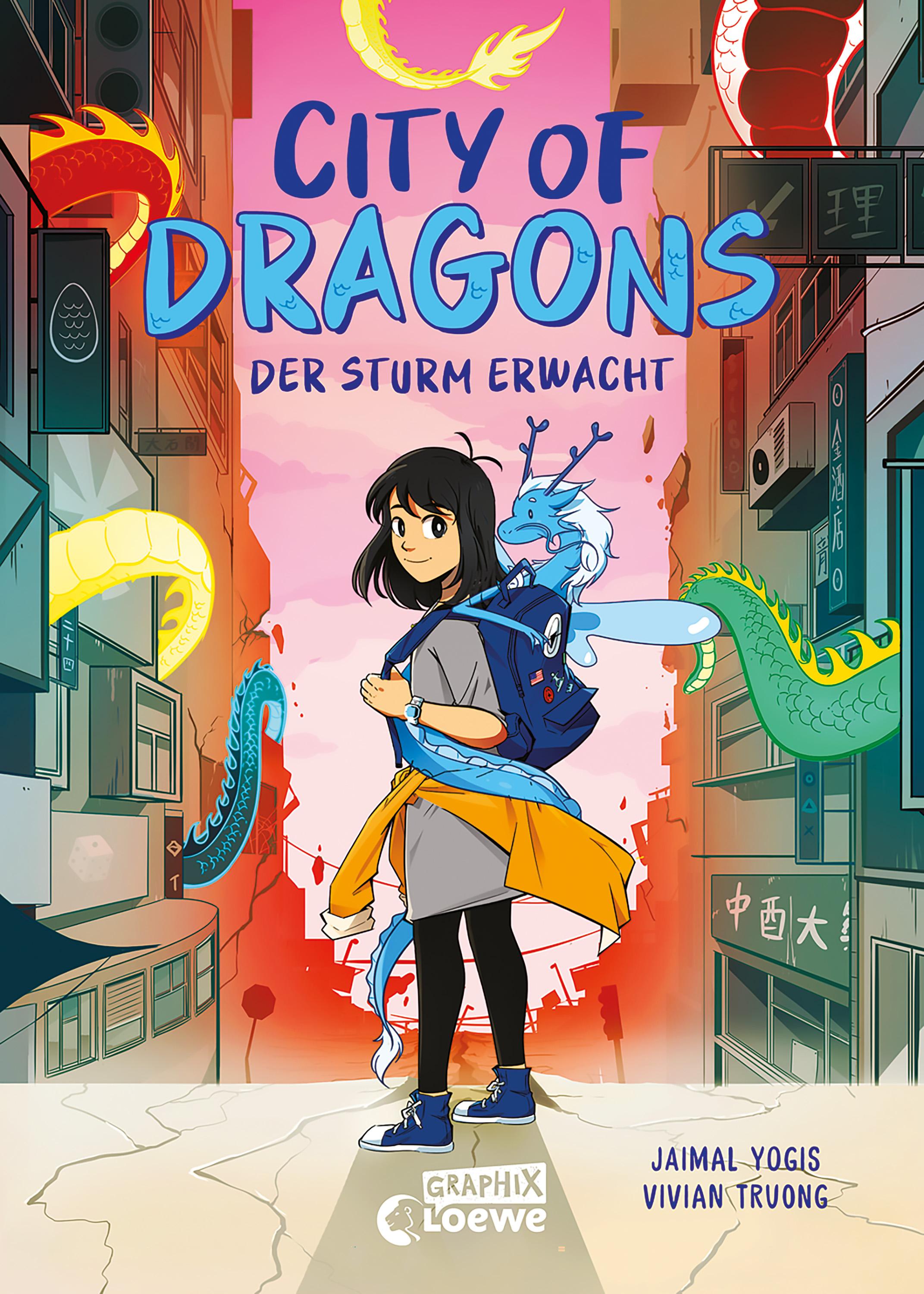 Vorderes Coverbild City of Dragons (Band 1) - Der Sturm erwacht