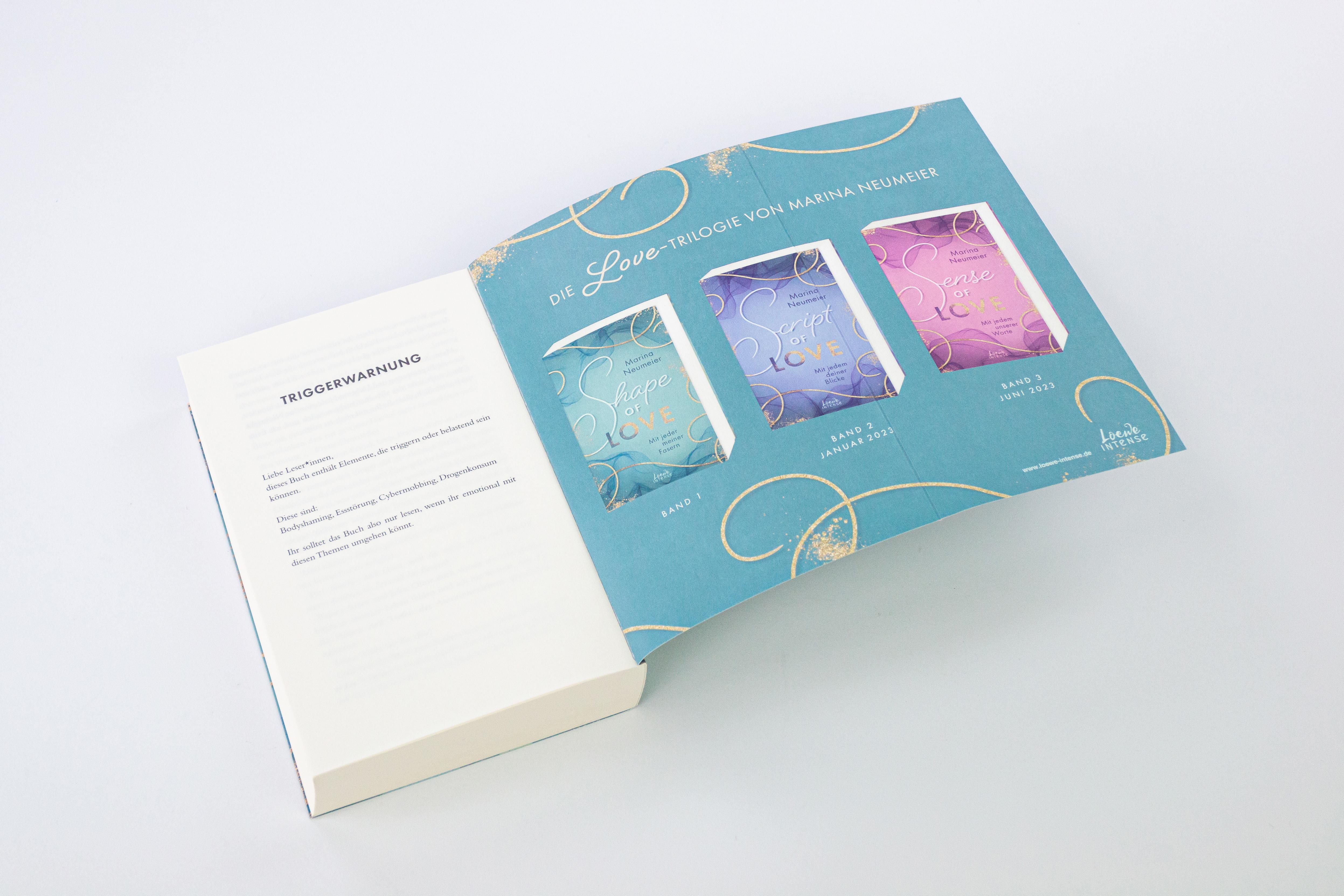 Beispielinhalt (Bild) Shape of Love - Mit jeder meiner Fasern (Love-Trilogie, Band 1)