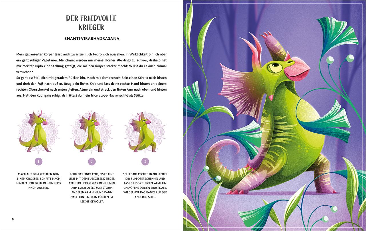 Beispielinhalt (Bild) Kinder-Yoga für kleine Dinos