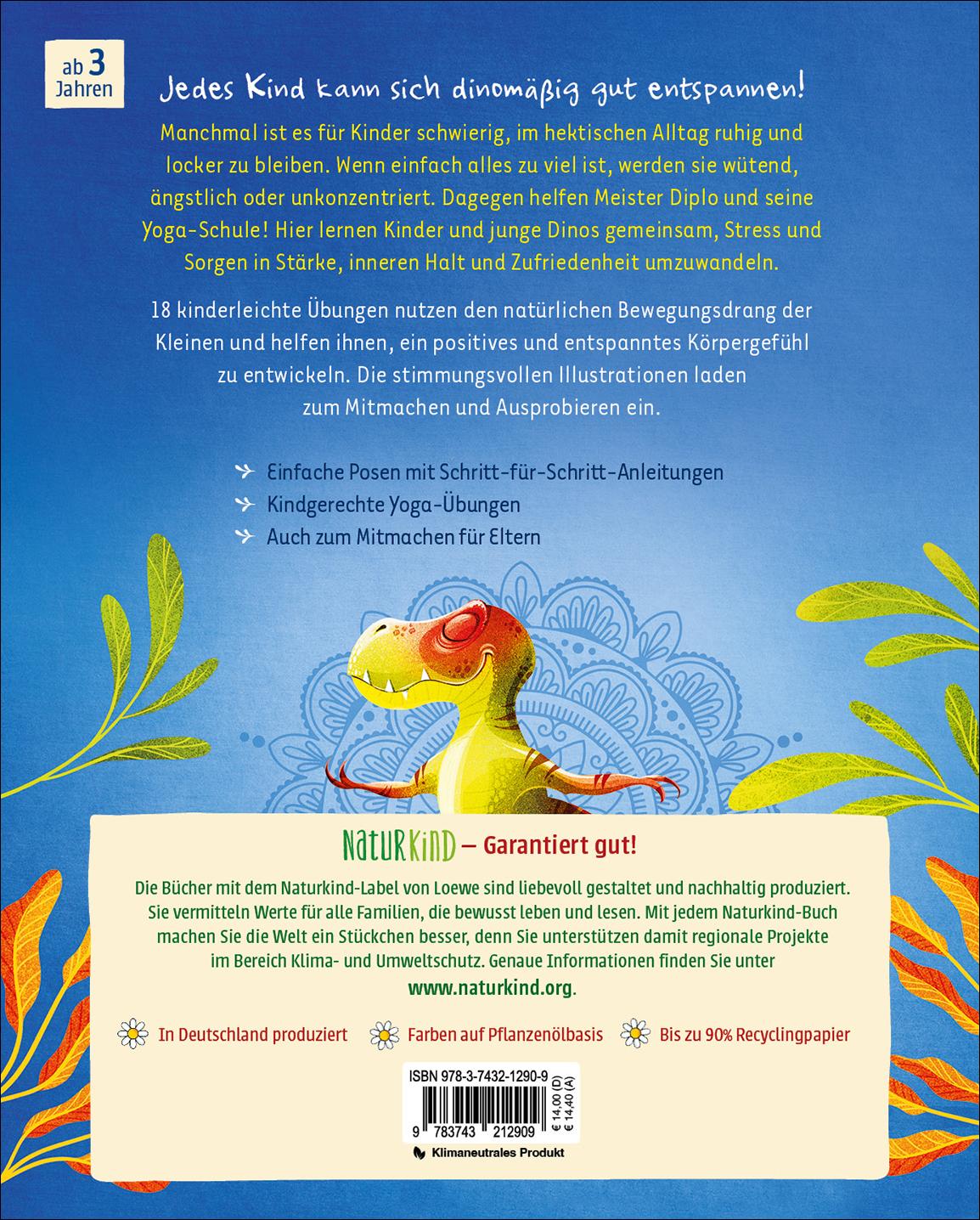 Rückseitencover Kinder-Yoga für kleine Dinos