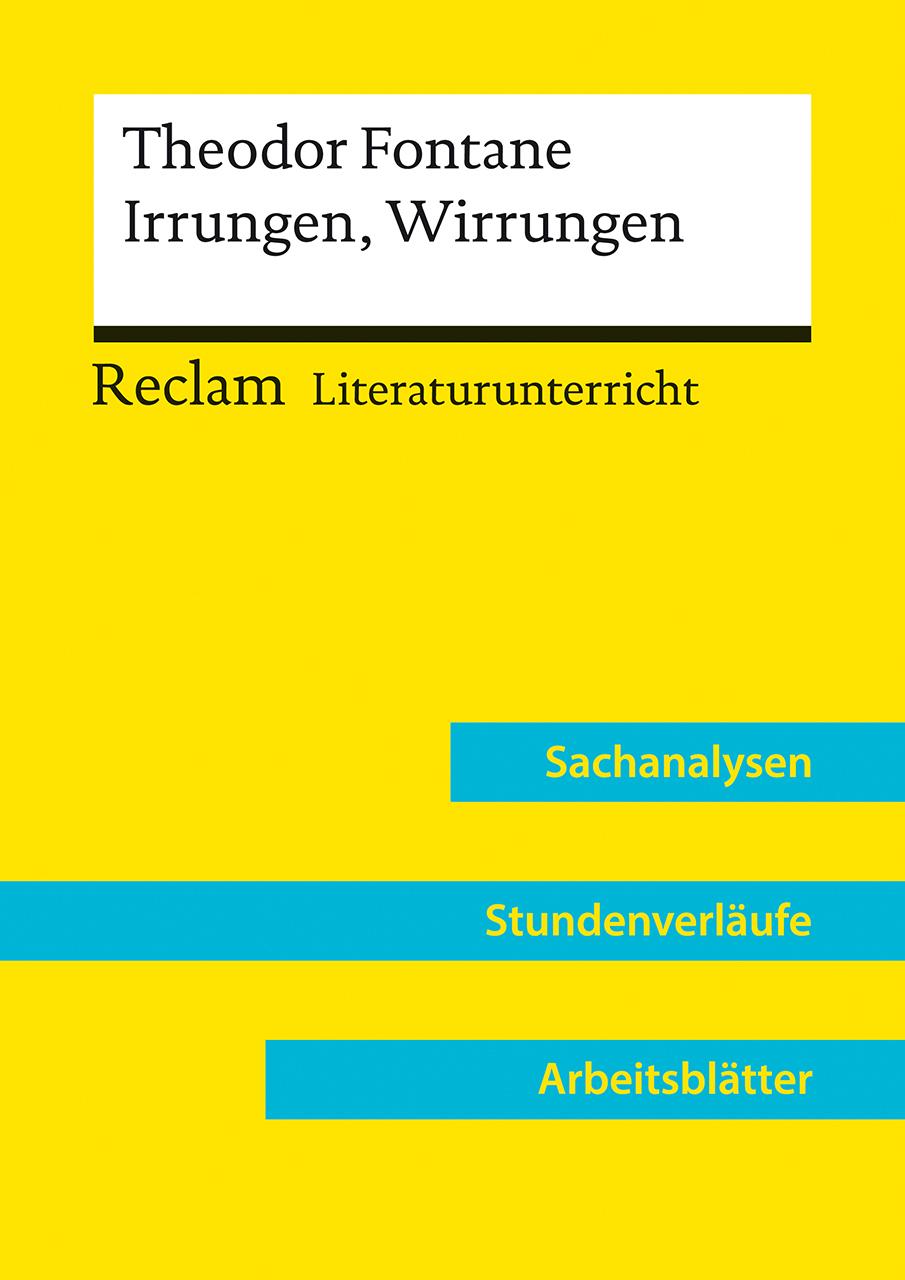 Vorderes Coverbild Theodor Fontane: Irrungen, Wirrungen (Lehrerband) | Mit Downloadpaket (Unterrichtsmaterialien)
