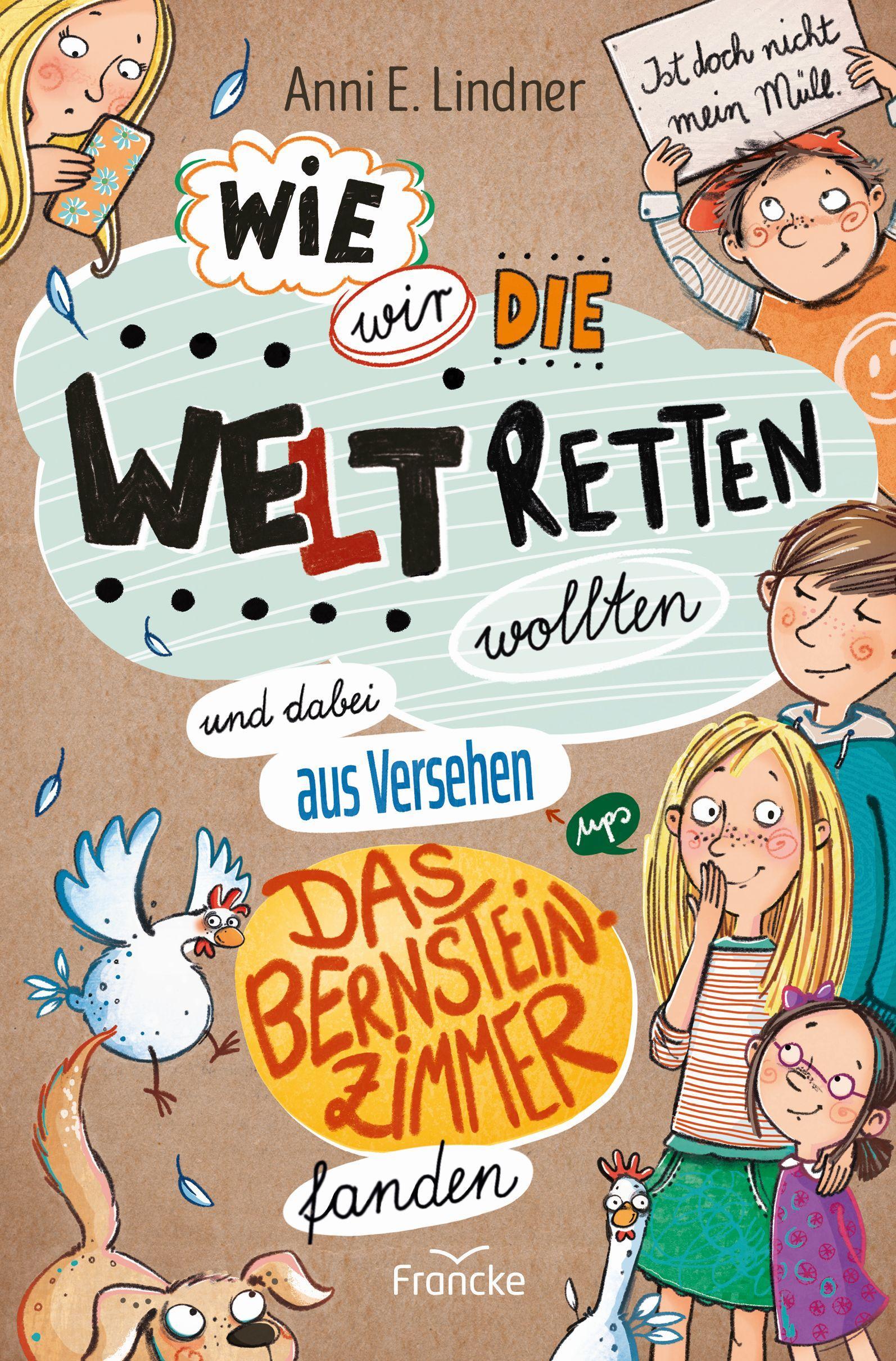 Vorderes Coverbild Wie wir die Welt retten wollten und dabei aus Versehen das Bernsteinzimmer fanden