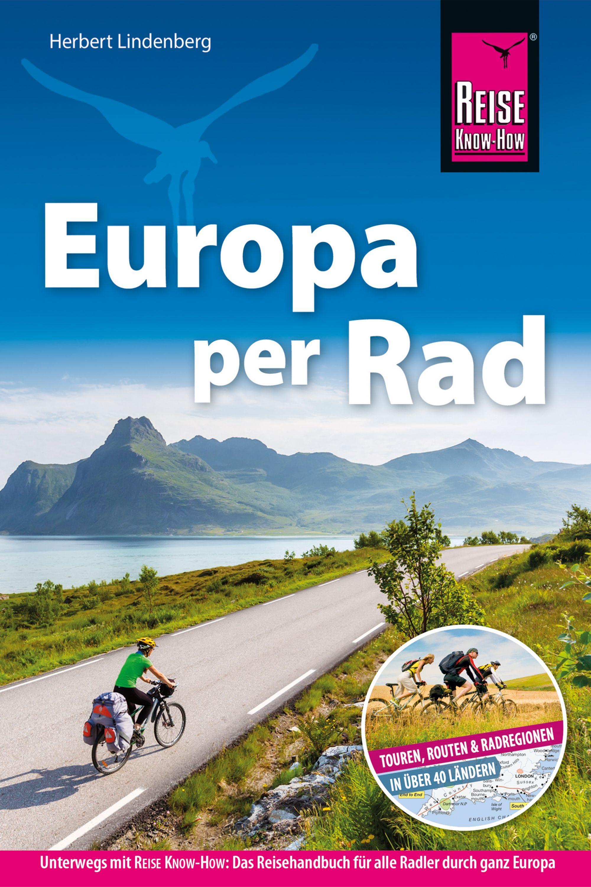 Vorderes Coverbild Reise Know-How Reiseführer Fahrradführer Europa per Rad