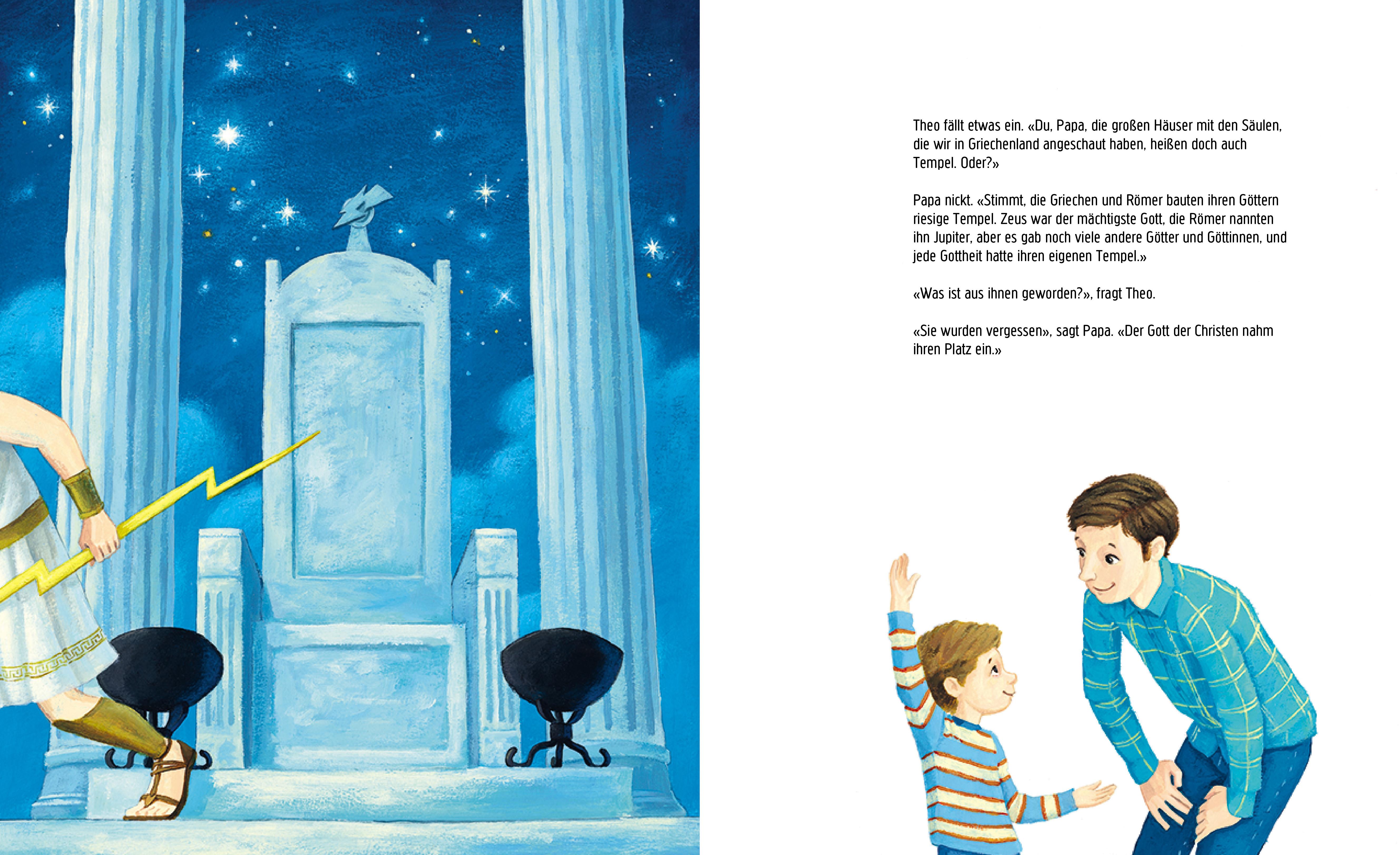 Beispielinhalt (Bild) Papa, sag mal, gibt es Gott?