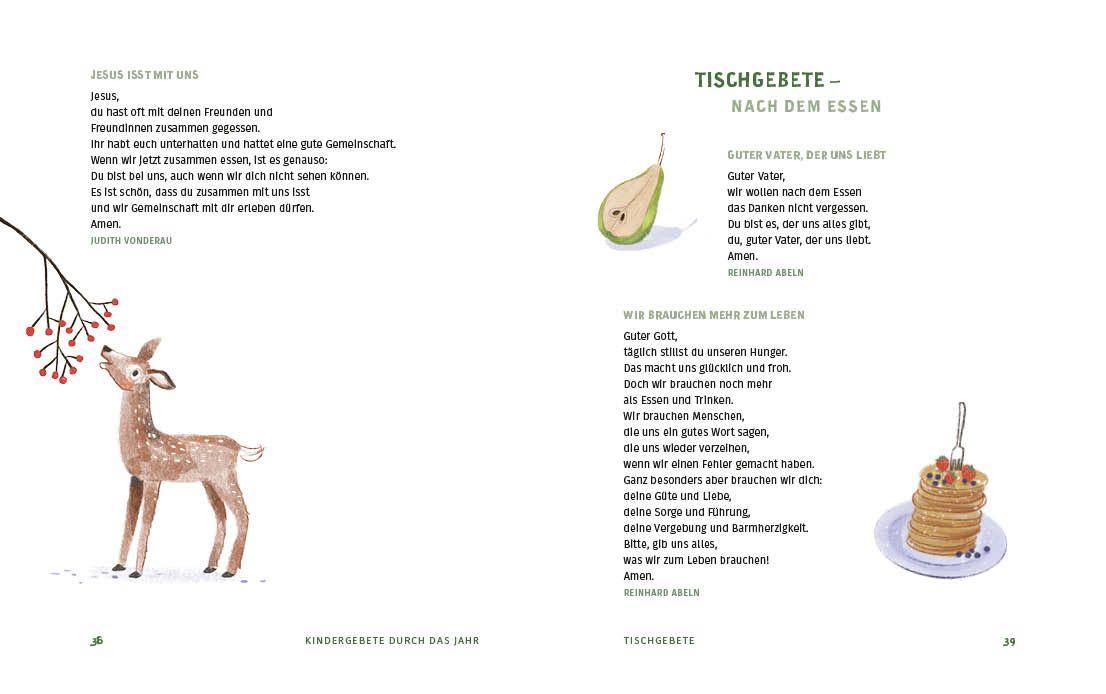 Beispielinhalt (Bild) Die allerschönsten Gebete für Kinder