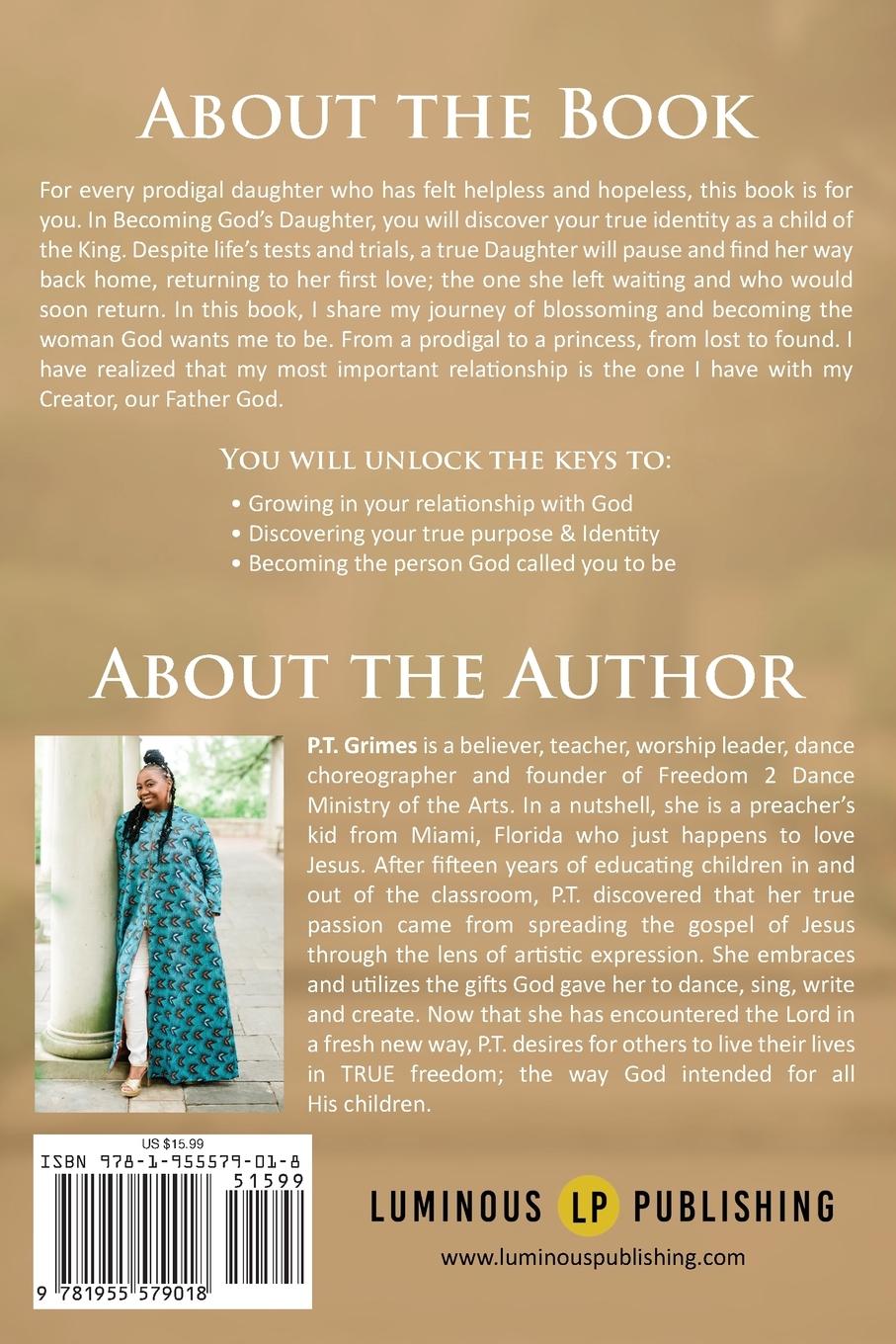 Rückseitencover Becoming God's Daughter