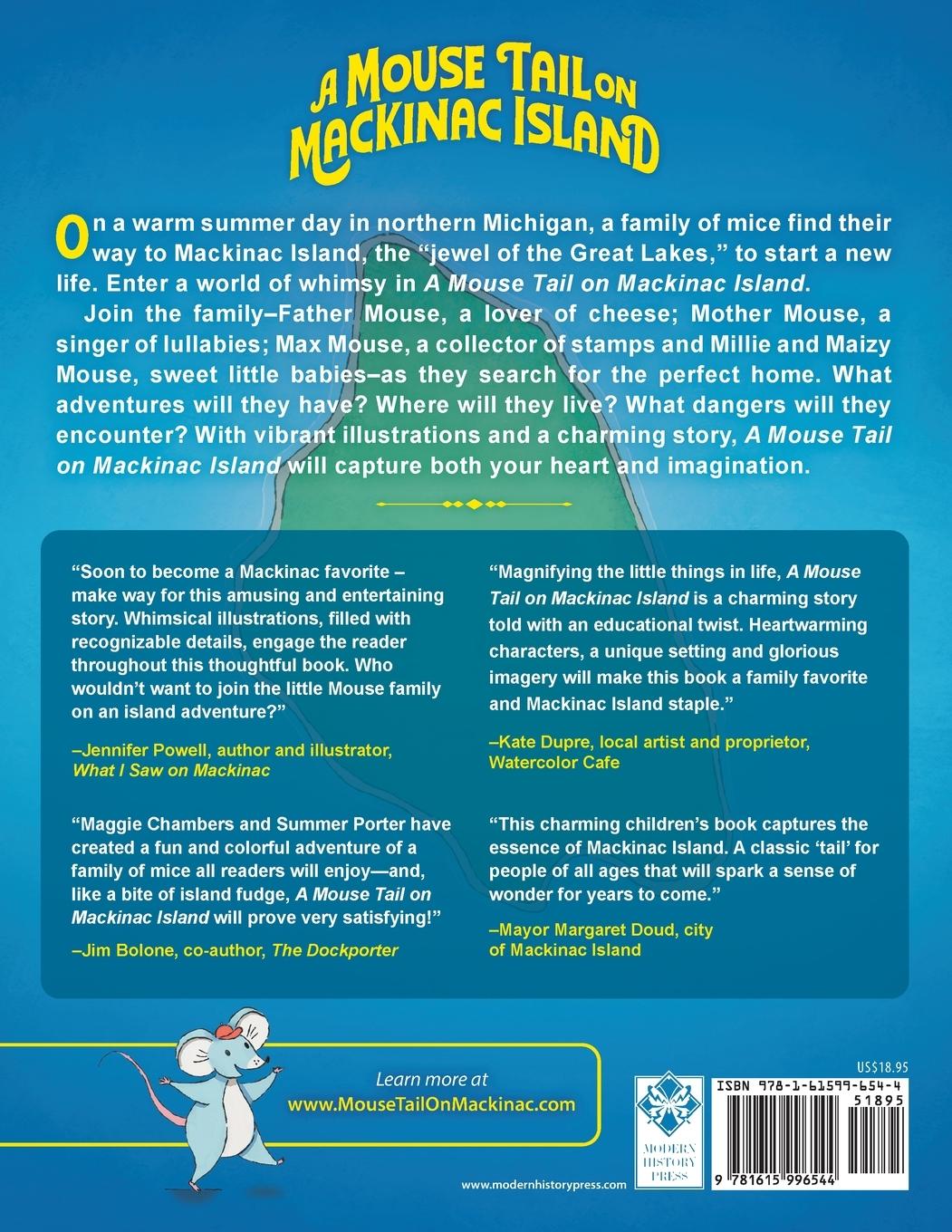 Rückseitencover A Mouse Tail on Mackinac Island - Book 1