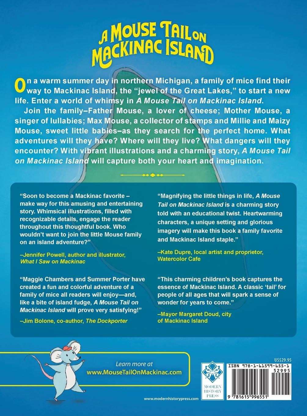 Rückseitencover A Mouse Tail on Mackinac Island - Book 1