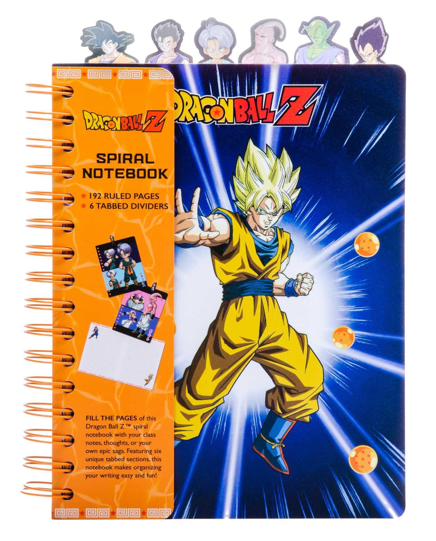 Vorderes Coverbild Dragon Ball Z Spiral Notebook