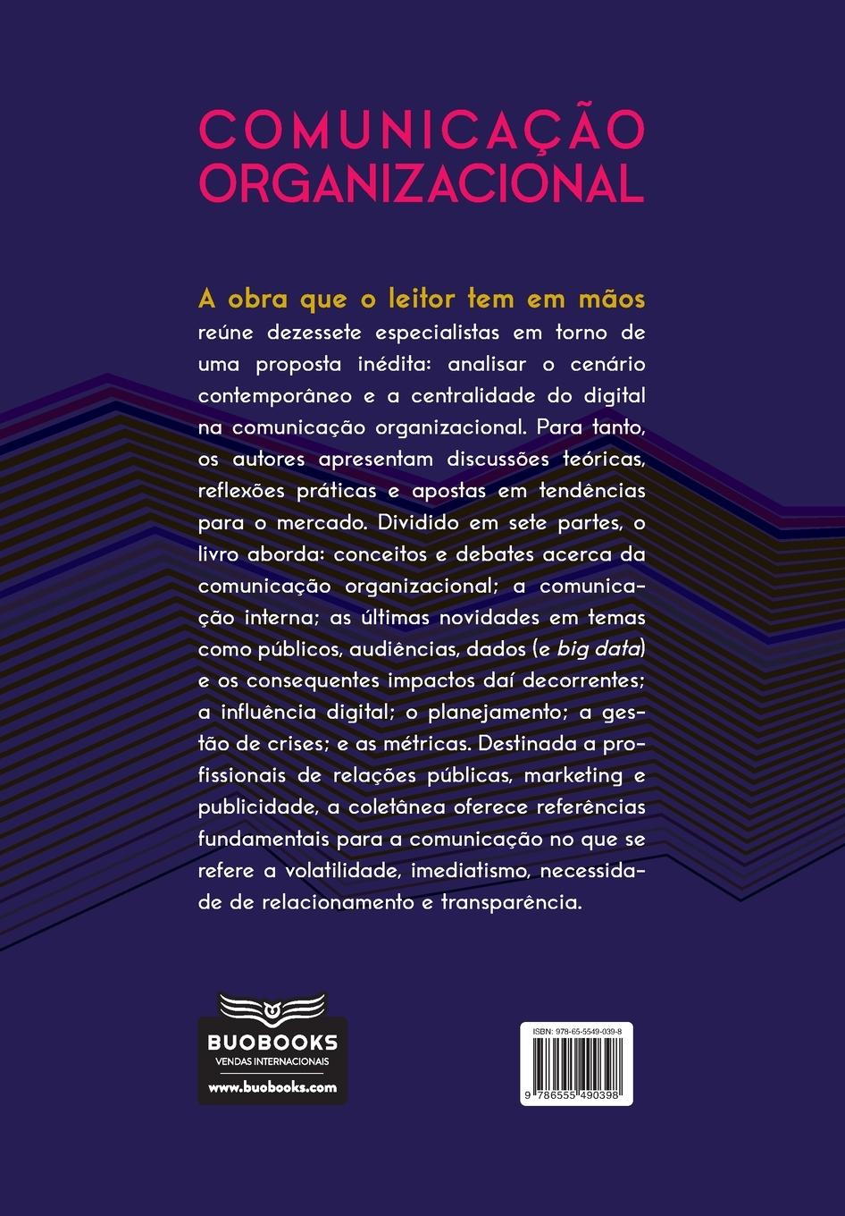 Rückseitencover Comunicação organizacional