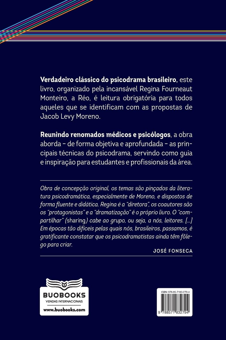 Rückseitencover Técnicas fundamentais do psicodrama