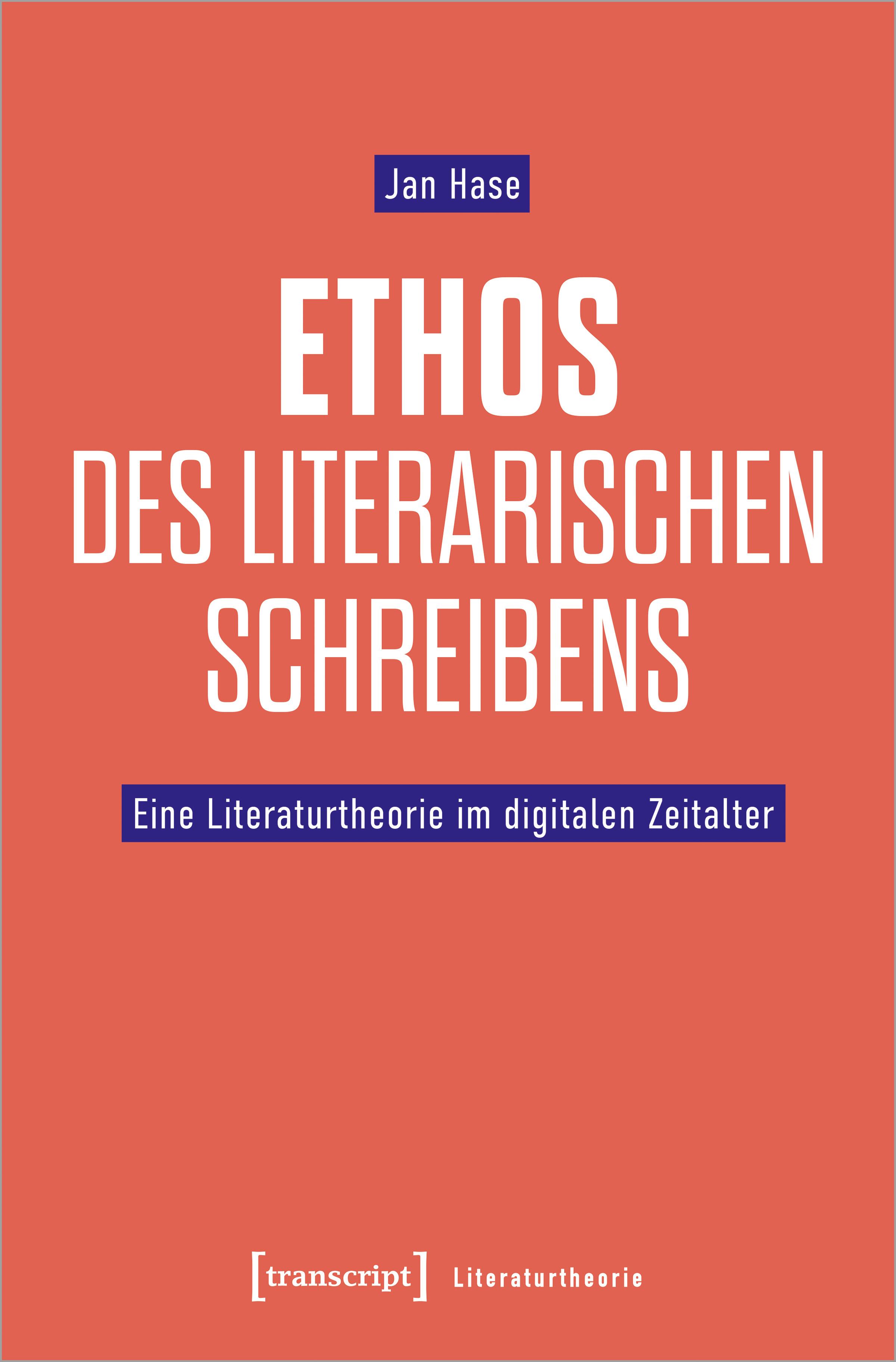 Vorderes Coverbild Ethos des literarischen Schreibens