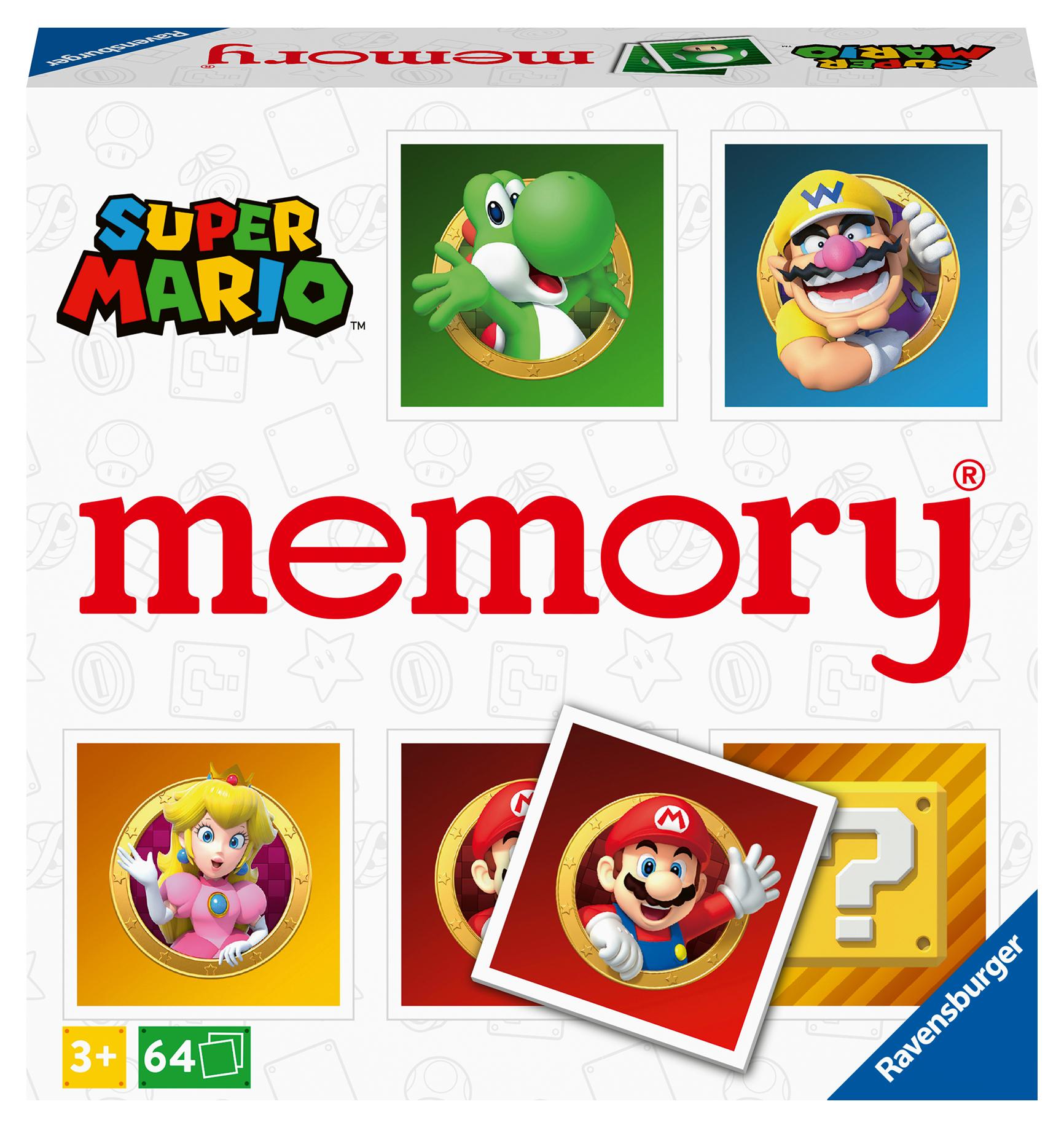 Vorderes Coverbild Ravensburger memory® Super Mario - 20925 - der Spieleklassiker für Super Mario-Fans, Merkspiel für 2-8 Spieler ab 3 Jahren