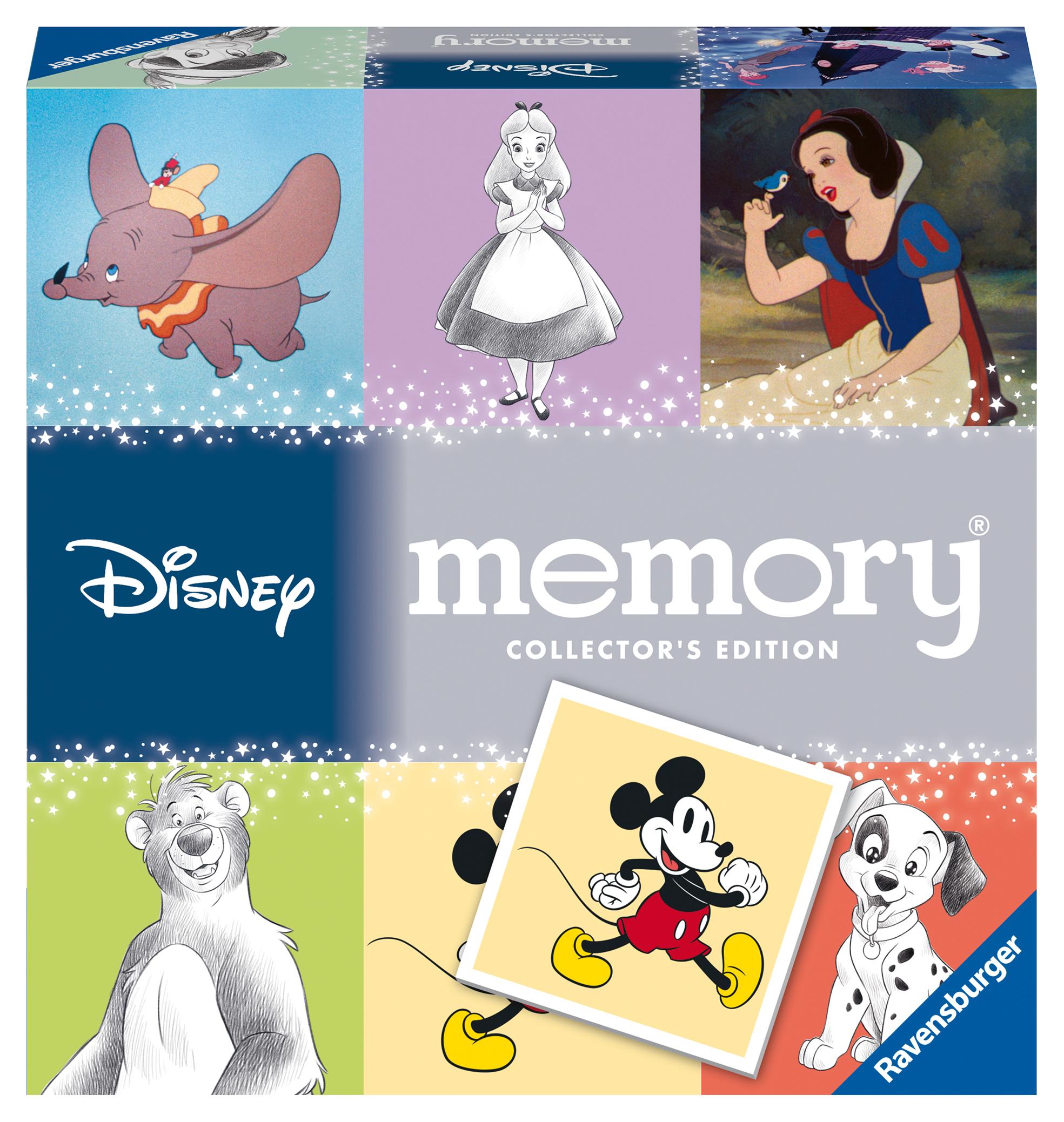 Vorderes Coverbild Ravensburger Collectors' memory® Disney - 27378 - Das weltbekannte Gedächtnisspiel mit wunderschönen, funkelnden Bildkarten, ein einzigartiges memory® für große und kleine Disney-Fans