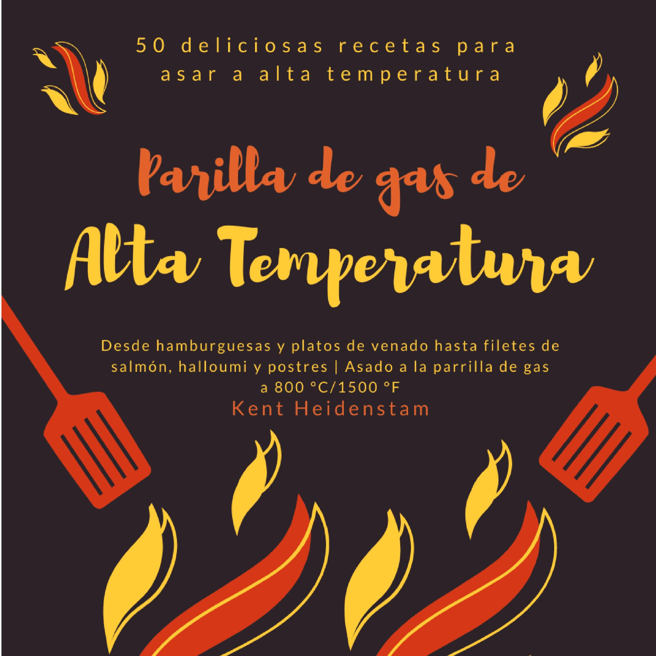 Vorderes Coverbild Parilla de gas de alta temperatura - 50 deliciosas recetas para asar a alta temperatura