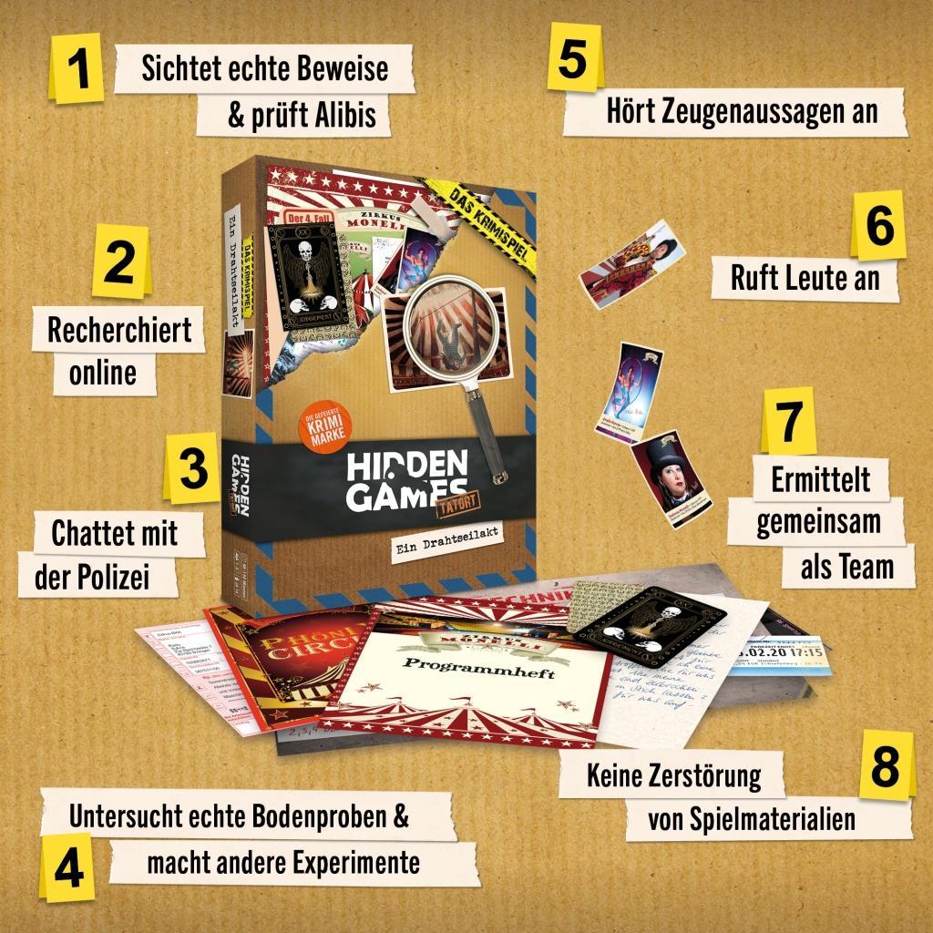 Beispielinhalt (Bild) Hidden Games Tatort: Ein Drahtseilakt 4.Fall