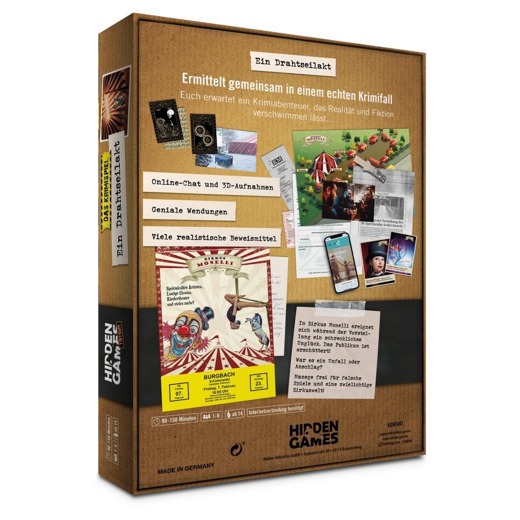 Beispielinhalt (Bild) Hidden Games Tatort: Ein Drahtseilakt 4.Fall